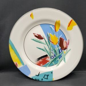 Vintage Mikasa Maxima Spring Bloom Salad Plate 7.75" Japan